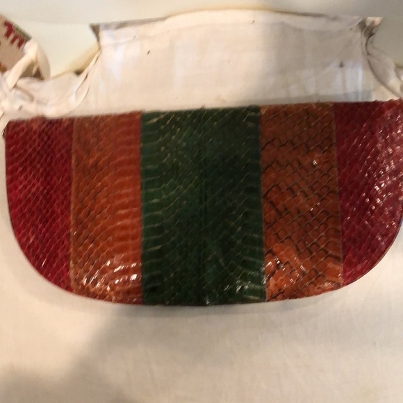 Vintage Multicolor Reptile Clutch - Picture 2 of 3